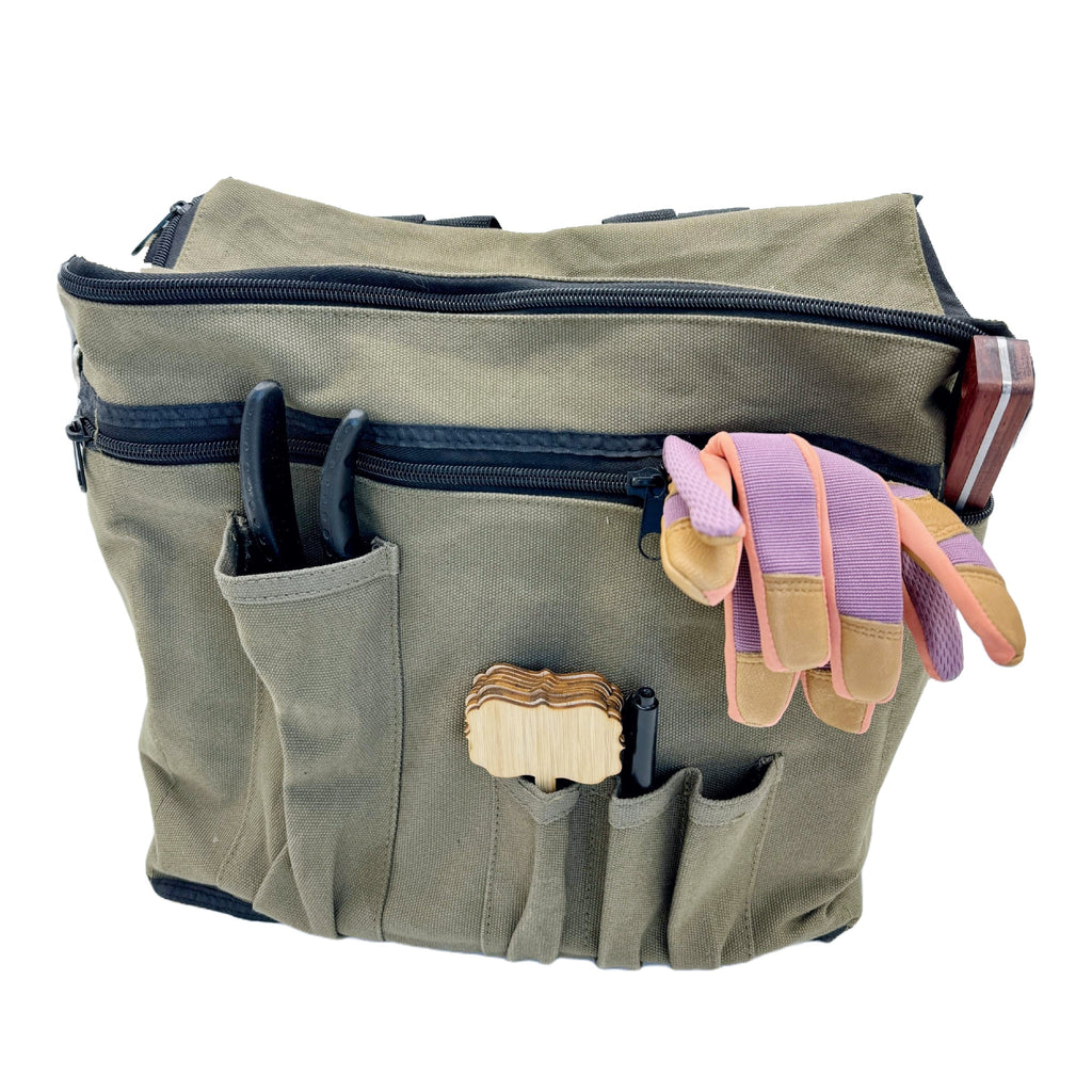 3-in-1 Garden Harvest, Forage, and Tool Bag Backpack
