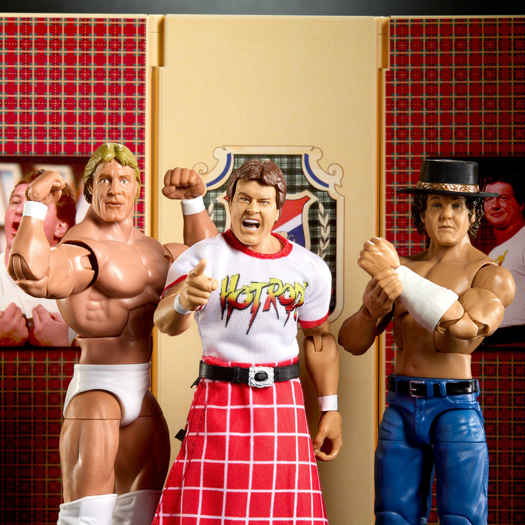 WWE Elite Collection Piper’s Pit Set of 3 Action Figures