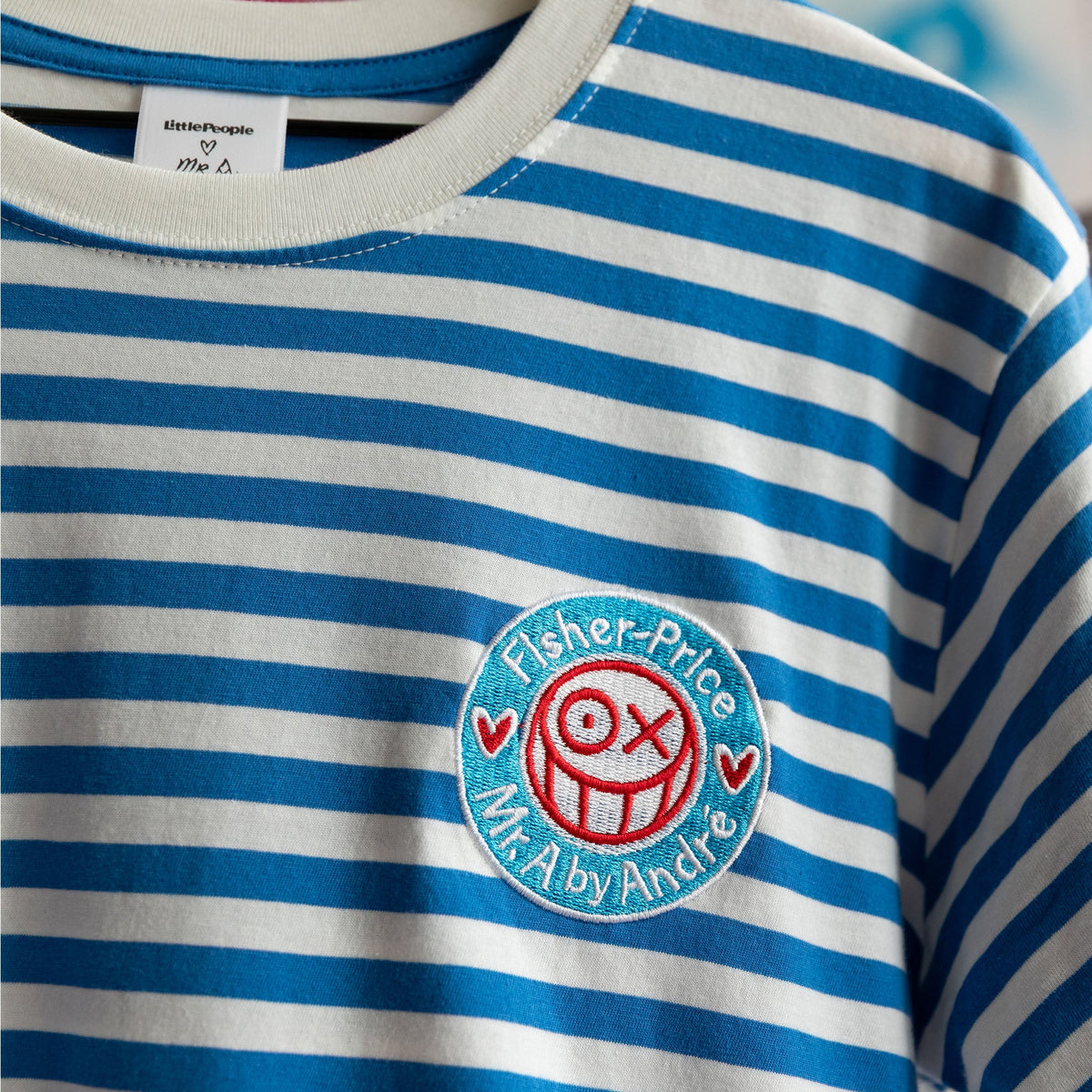 Fisher Price x André Saraiva Blue Striped T-shirt