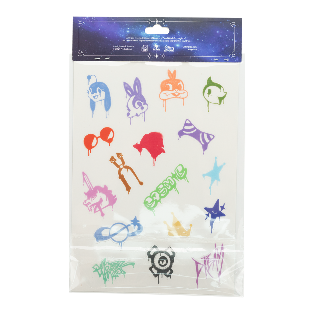Knights of Guinevere Sticker Pack 1
