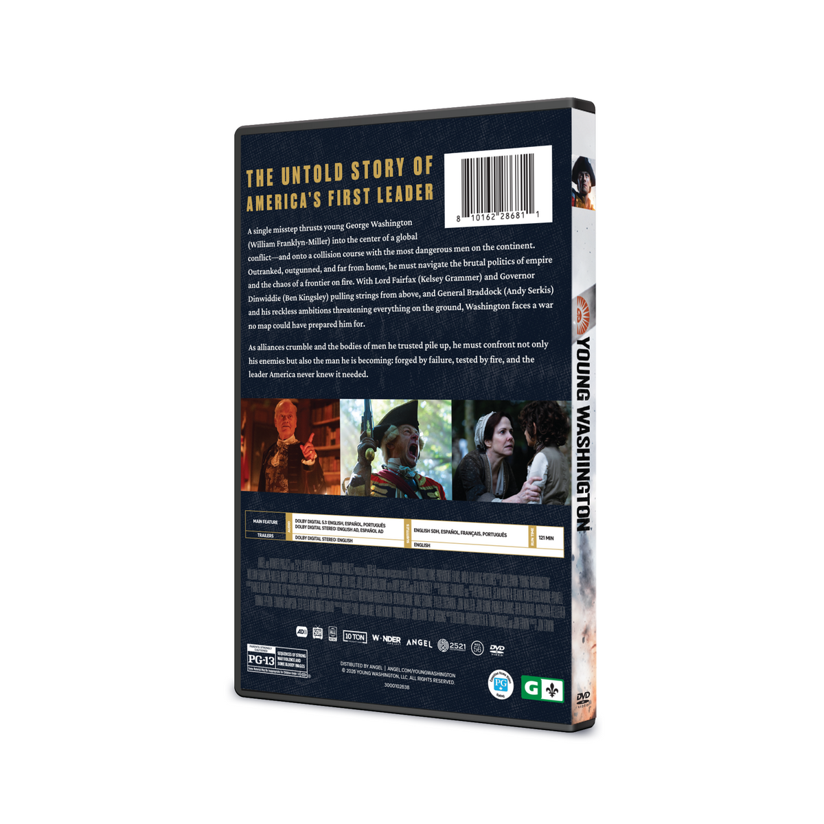 Young Washington - Blu-ray or DVD