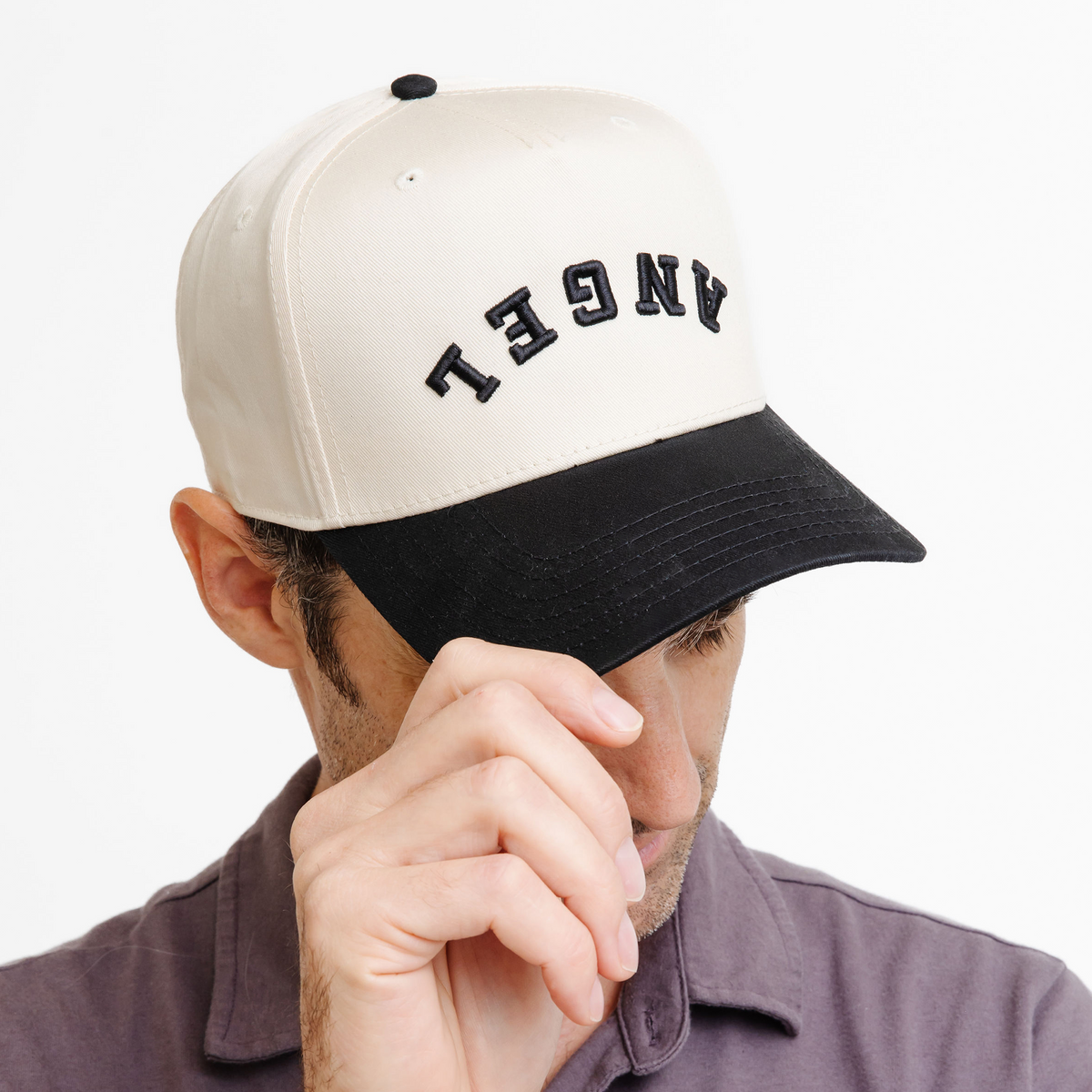 Angel Upside Down Snapback Hat
