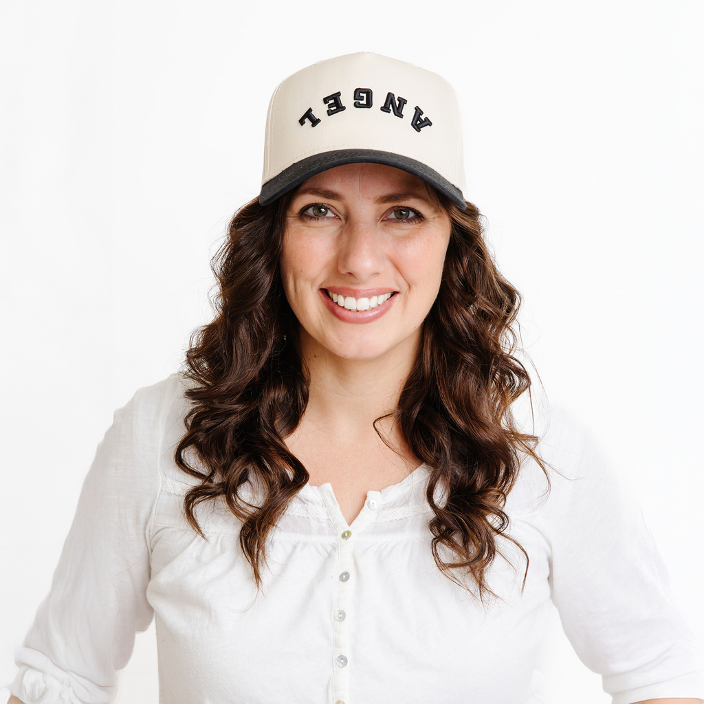 Angel Upside Down Snapback Hat