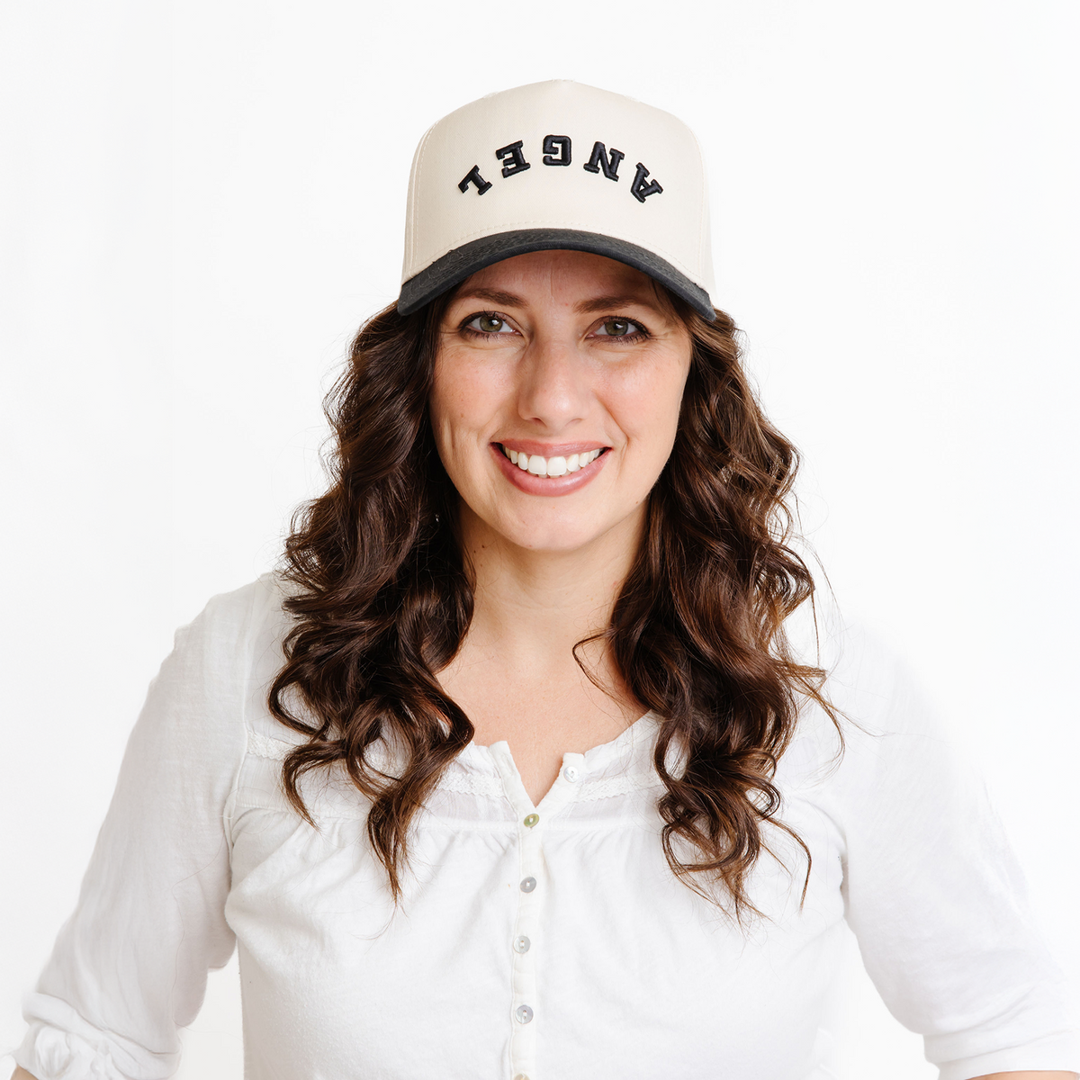 Angel Upside Down Snapback Hat