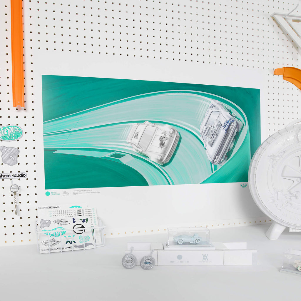 Hot Wheels x Daniel Arsham Legends Archive Lap 1 Poster