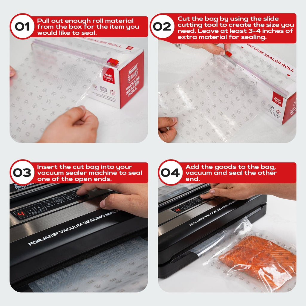 Forjars®  Vacuum Sealer Roll ( 11-inch)