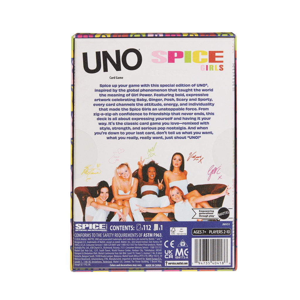 UNO Canvas Spice Girls Deck