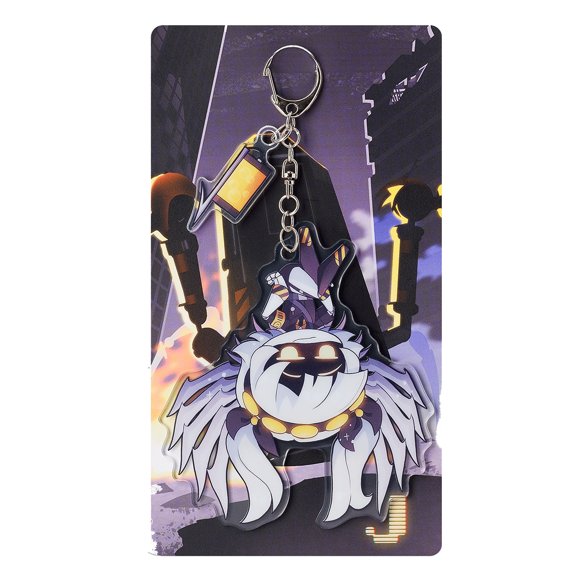 J Hang Tail Keychain