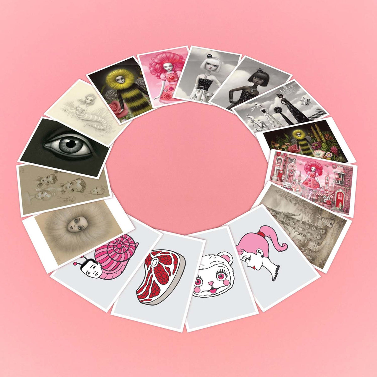Mark Ryden x Barbie Postcards