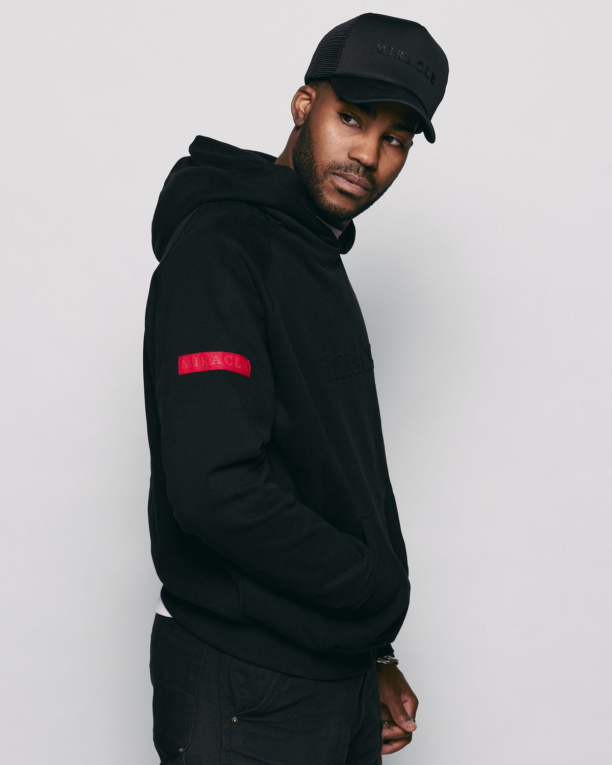 MIRACLE Core Black Hoodie