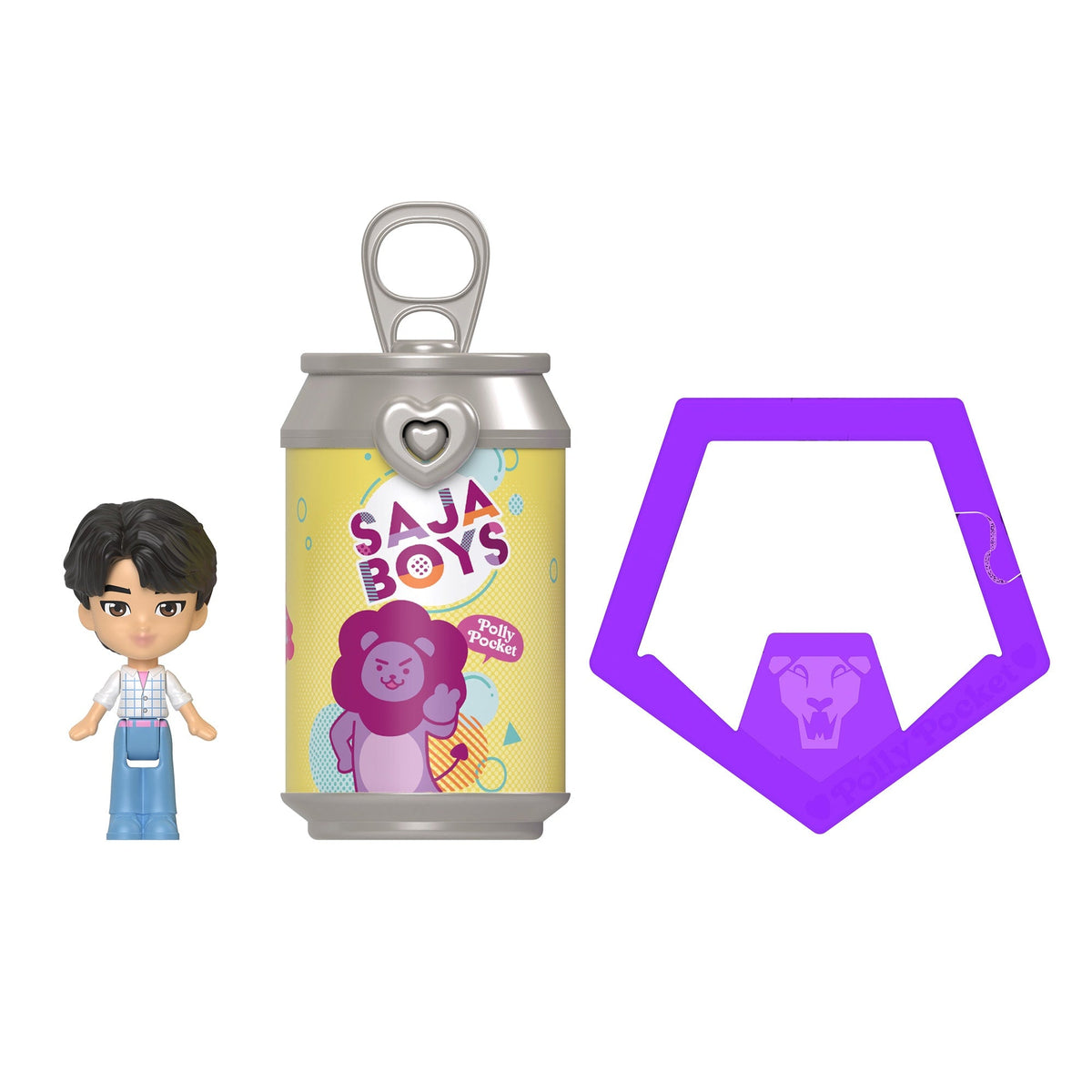 Polly Pocket x KPop Demon Hunters Saja Boys 5-Pack