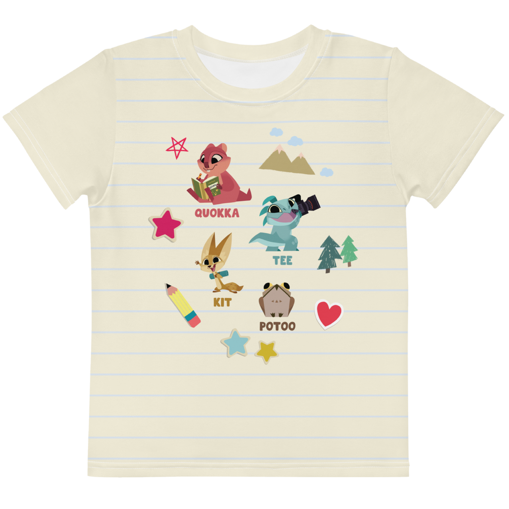 Quokka's Wild Life - Kids Explorer Journal T-Shirt