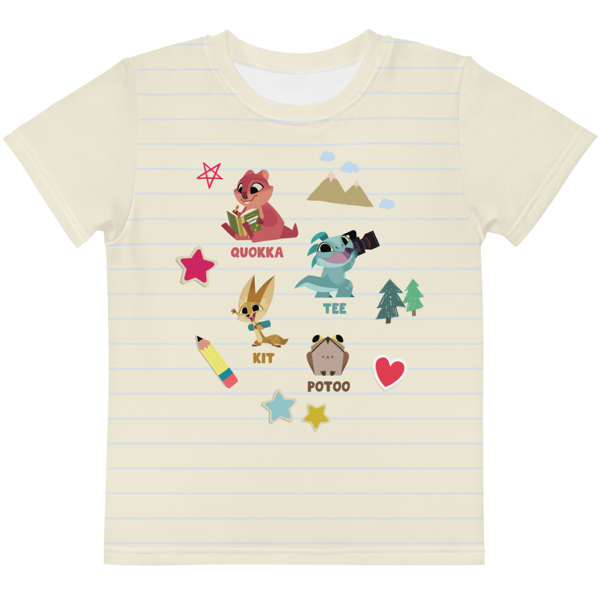 Quokka's Wild Life - Kids Explorer Journal T-Shirt