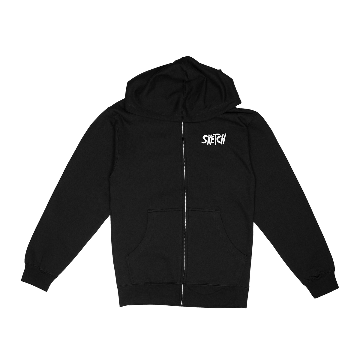 SKETCH Full Zip Wolf Hoodie