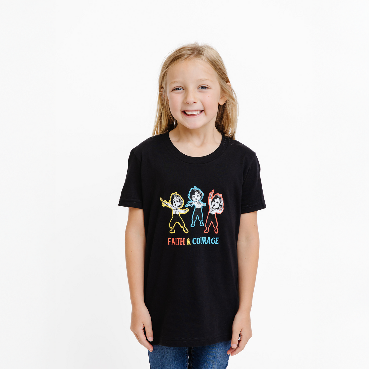 The King of Kings Faith and Courage T-Shirt - Youth + Toddler