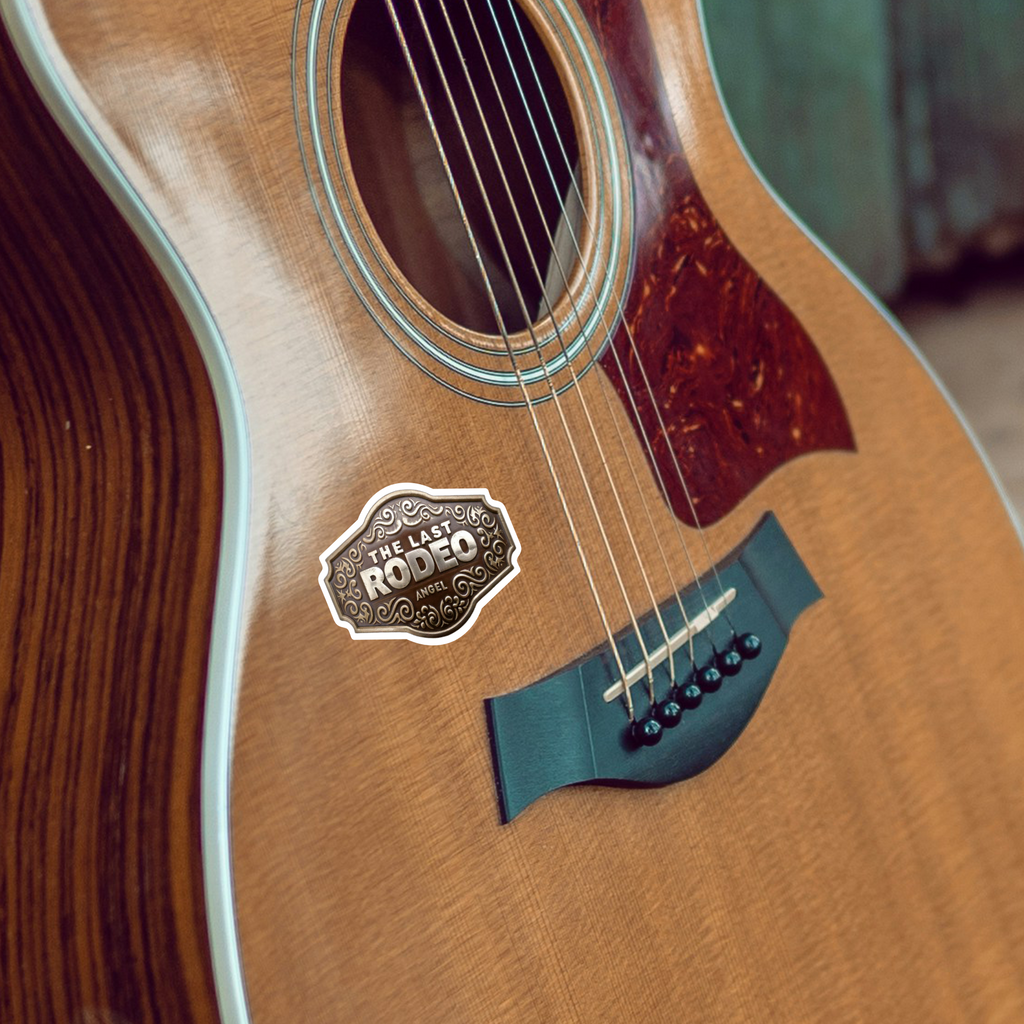 The Last Rodeo Belt Buckle Sticker