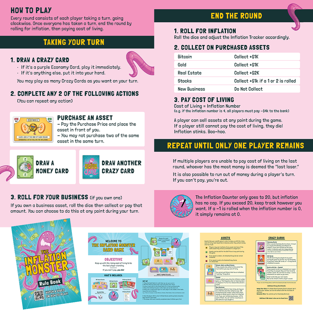 Tuttle Twins Inflation Monster Card Game