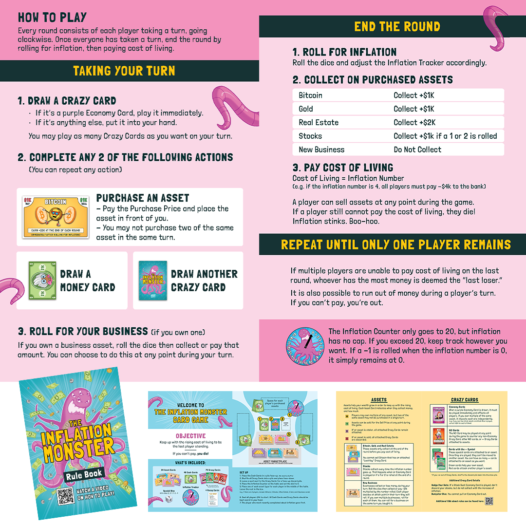 Tuttle Twins Inflation Monster Card Game