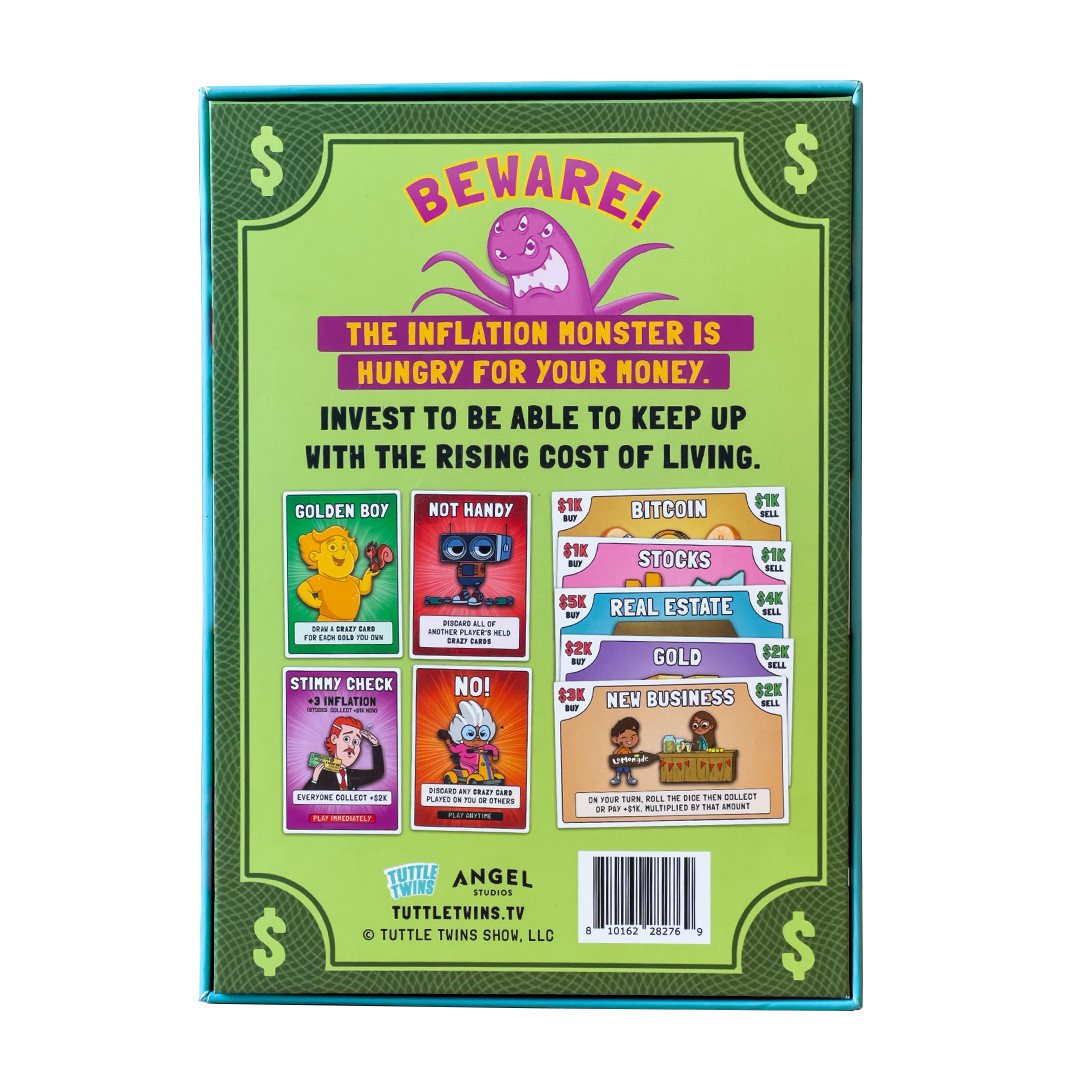 Tuttle Twins Inflation Monster Card Game