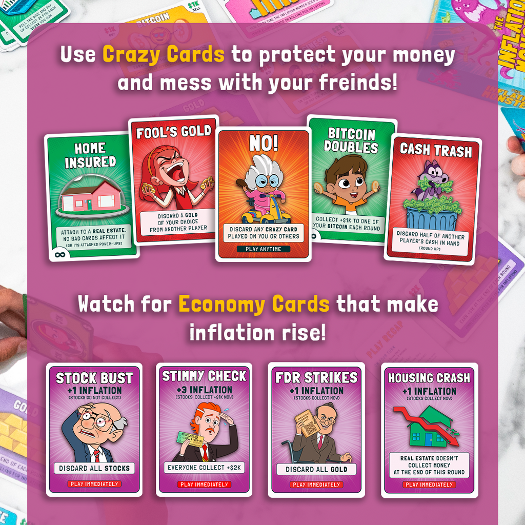 Tuttle Twins Inflation Monster Card Game