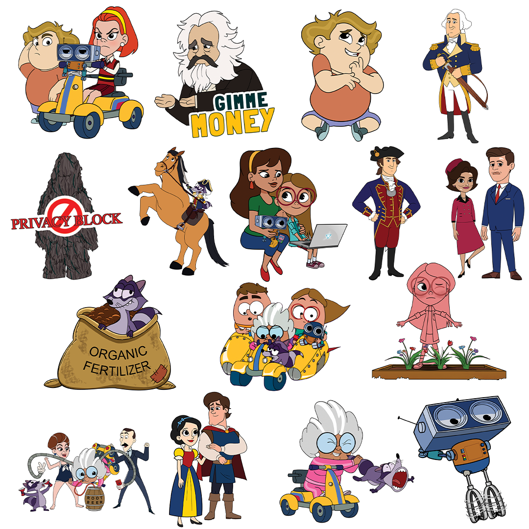 Tuttle Twins - Season Three Episode 3 - 4 Sticker Pack