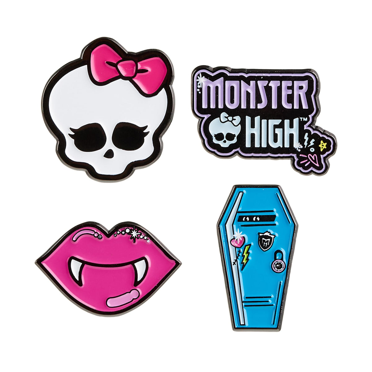 Monster High Collector Enamel Pin Set