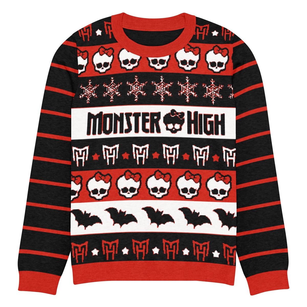 Monster High Black Striped Ugly Sweater