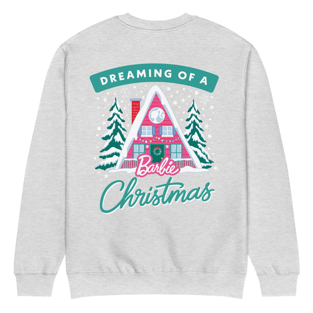 Barbie Dreaming of a Barbie Christmas Gray Sweatshirt