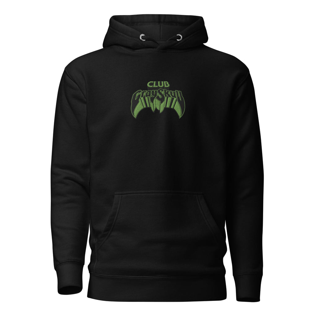 Masters of the Universe Club Grayskull Black Embroidered Hoodie