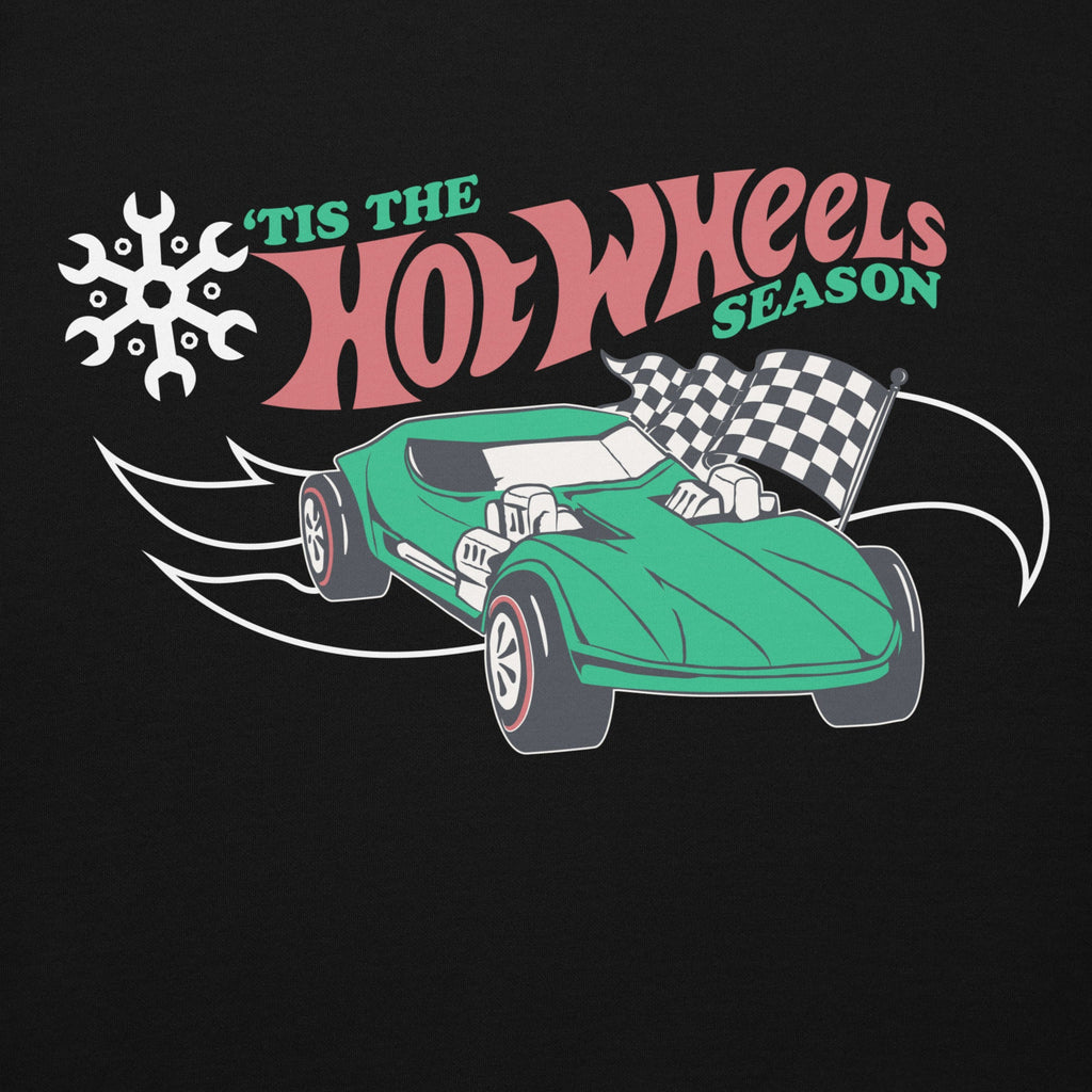 Hot Wheels Tis the Season for Speed Black Hoodie