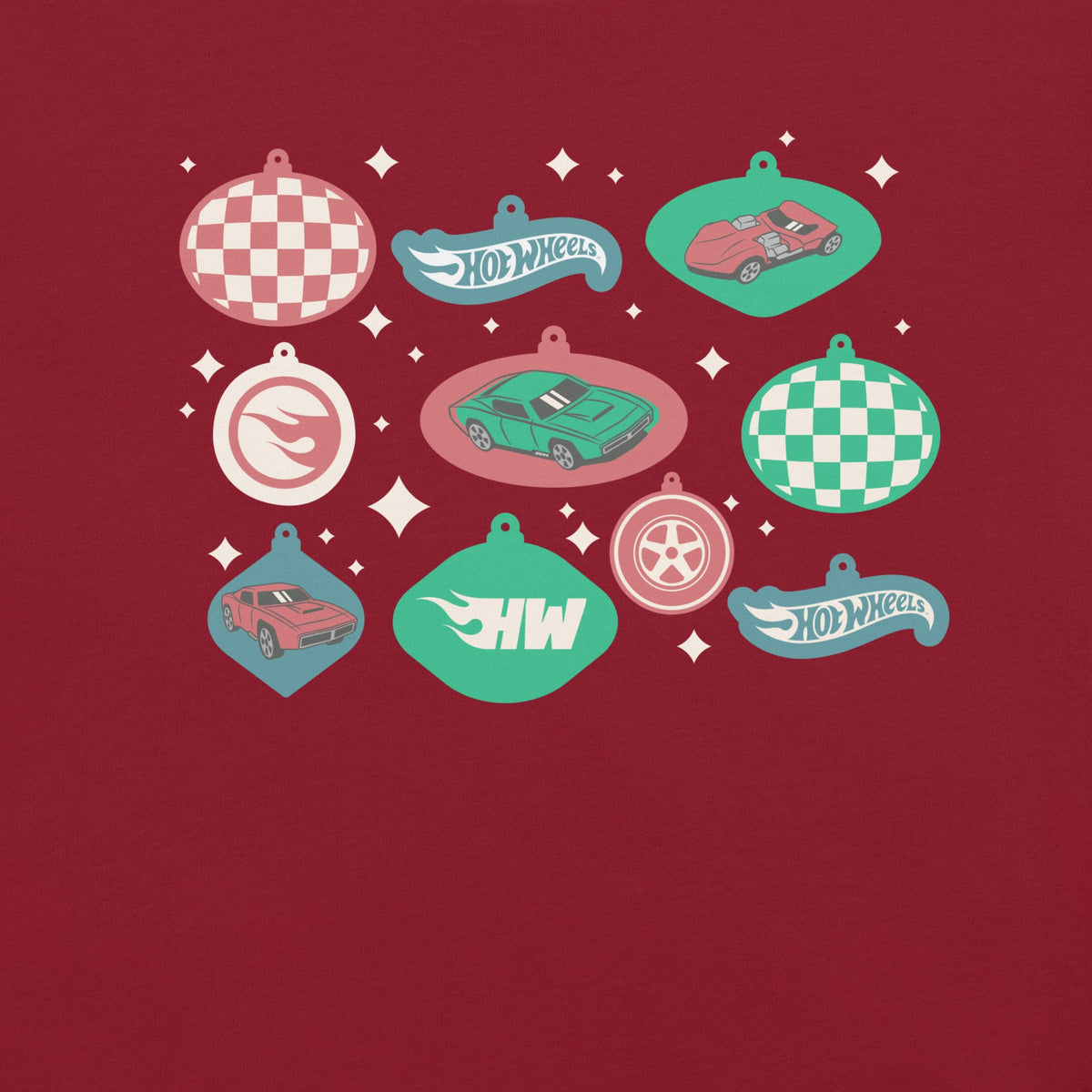 Hot Wheels Ornaments Red T-shirt