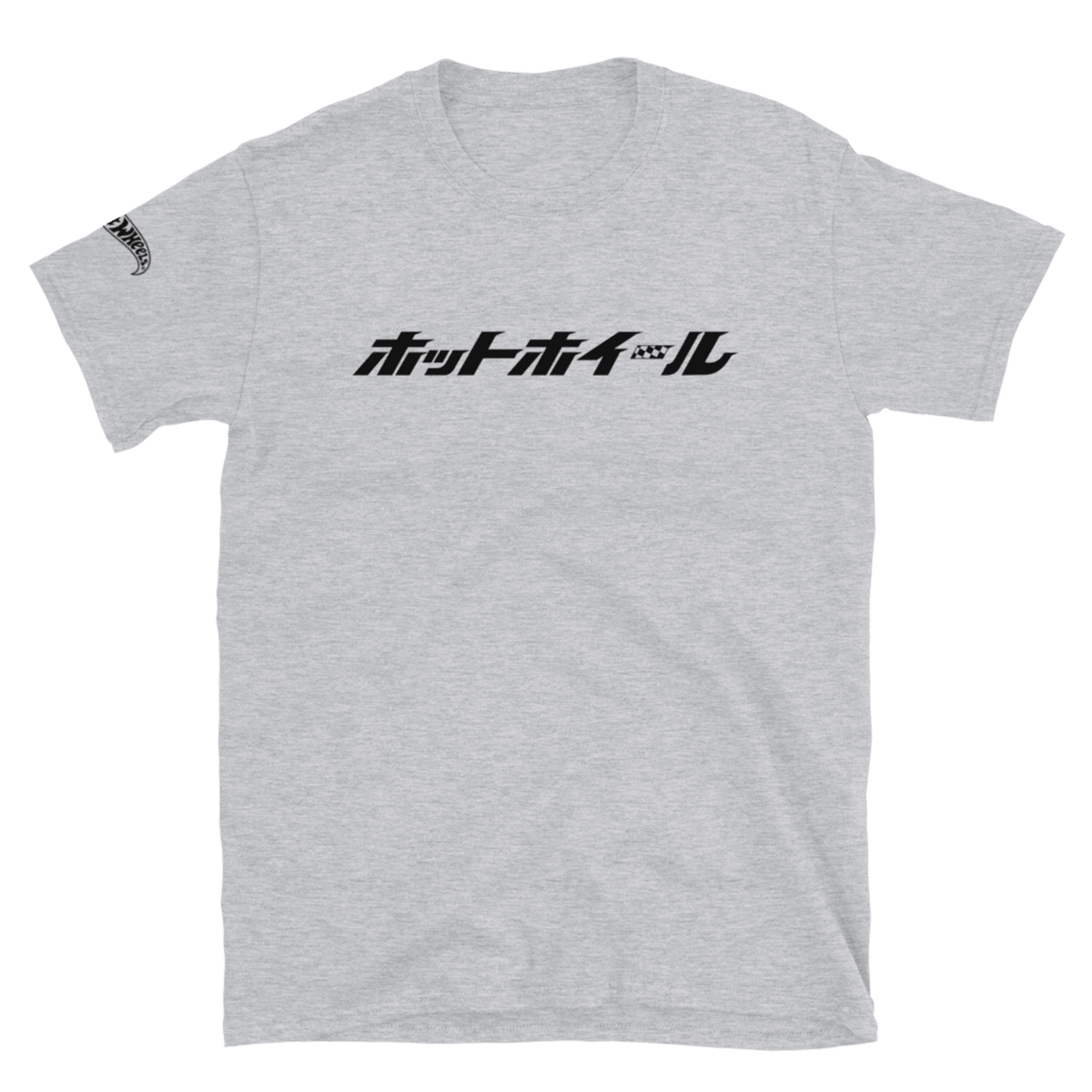 Hot Wheels Japanese Logo Short-Sleeve Sport Grey Unisex T-Shirt
