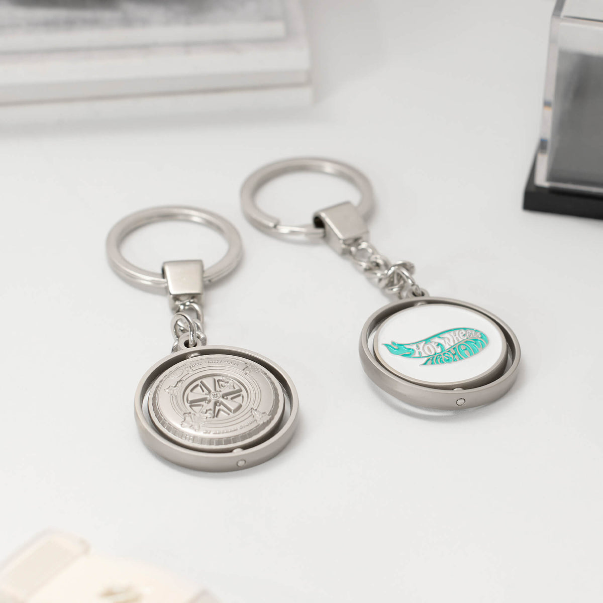Hot Wheels x Daniel Arsham Spinner Keychain